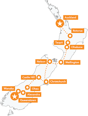 Tour itinerary