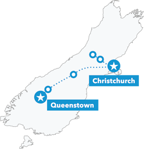 South Island Snow Odyssey map