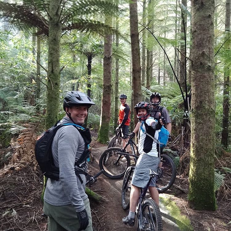 Riding in Rotorua’s (Redwoods) Whakarewarewa Forest